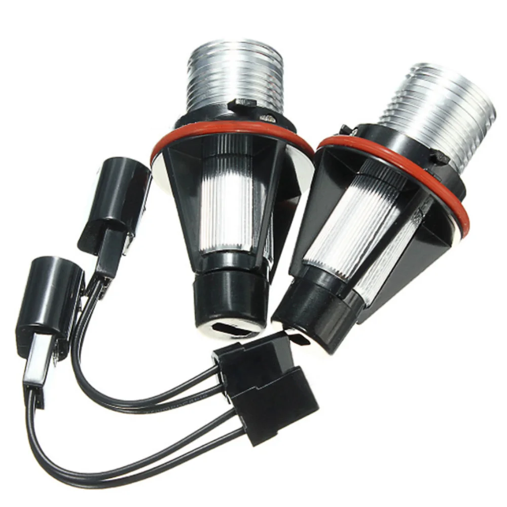 Kkmoon Blue Angel Eye Halo Ring Marker LED Bulbs for X5/ E39/ E60/ E63/ E64/ X5
