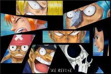 Custom Canvas Art Wallpaper Figura Pieza Cartel Animado de Una Pieza Luffy Piratas Pegatinas de Pared Para Niños Etiqueta de la Decoración Del Hogar #1719 #