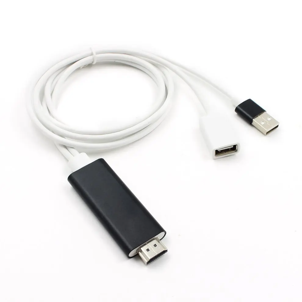 8 Pin to HDTV TV Digital AV Adapter USB HDMI Black 1080P Smart Converter Cable HDMI Cable for Apple TV for iPhone 8 Pin to HDTV TV Digital AV Adapter USB HDMI Black 1080P Smart Converter Cable HDMI Cable for Apple TV for iPhone