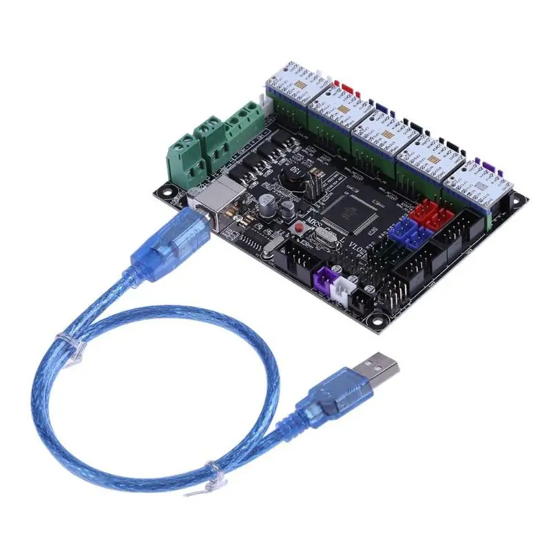 

ALLOYSEED 3D Printer Controller Board MKS Gen-L V1.0 board +5pcs TMC2100V1.3 Stepper Motor Driver for Ramps1.4