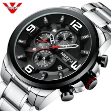 NIBOSI 2019 Mens Watches Luxury Top Brand Quartz Wrist Watch Creative Big Dial Stainless Steel Sport Watch Men Relogio Masculino NIBOSI 2019 Mens Watches Luxury Top Brand Quartz Wrist Watch Creative Big Dial Stainless Steel Sport Watch Men Relogio Masculino