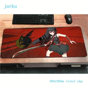 

akame ga kill mats 800x300x3mm gadget gaming mouse pad big keyboard mousepad laptop notebook gamer accessories padmouse mat