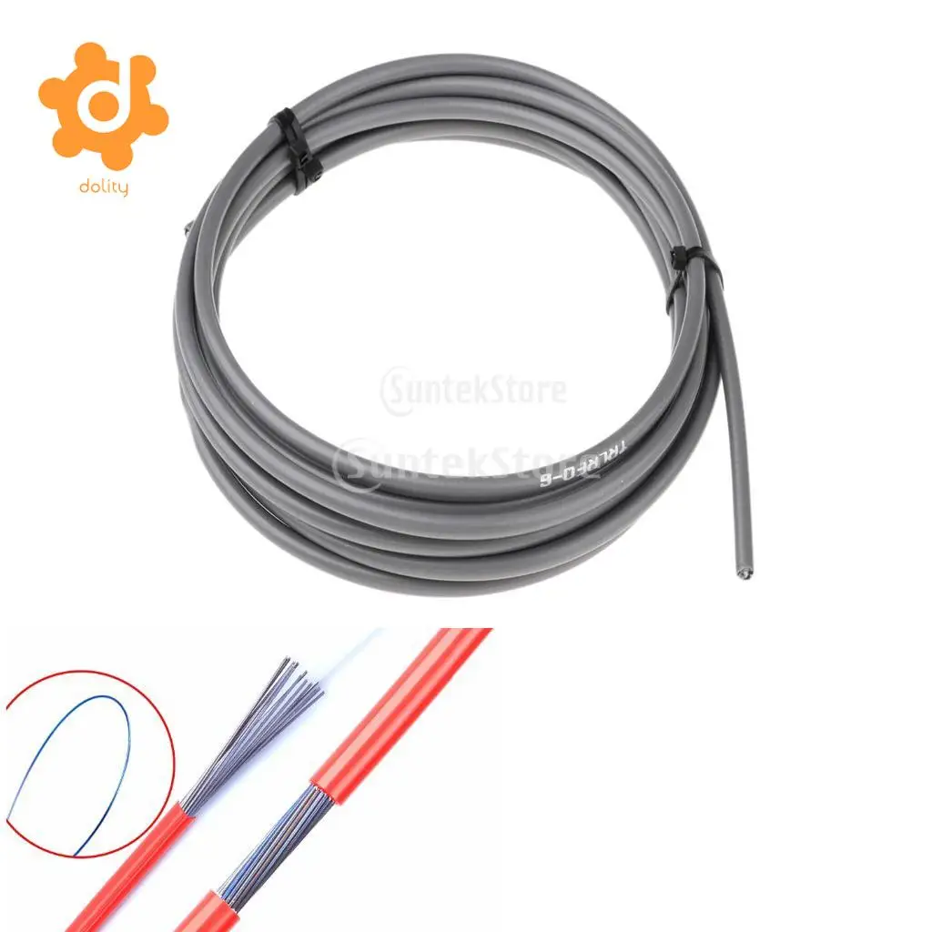 9.7 ft/Roll MTB  Road Bike Derailleur Shift Cable Housing Hose End Caps Tips Crimps Dust Cover 