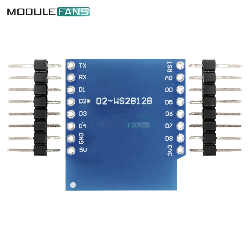 Esp8266 для WeMos D1 mini Module WS2812B щит RGB Mini ESP8266 Модульная плата с HT Pins Esp8266|module board|wemos d1d1 |