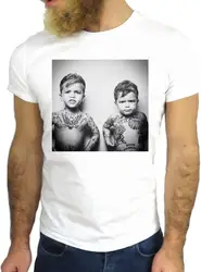 2019 Новая модная футболка с короткими рукавами для мальчиков, забавная модная футболка с изображением тату-рок, красивый дизайн