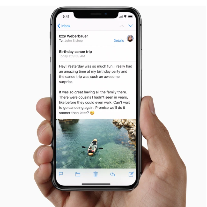 Оригинальный разблокированный мобильный телефон Apple iPhone X 4G LTE 5,8 ''12.0MP 3g ram 64G/256G rom