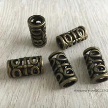 5 шт.-10 шт. Античная латунная коса для волос dread dreadlock браслет из бусин приблизительно 7 мм отверстие
