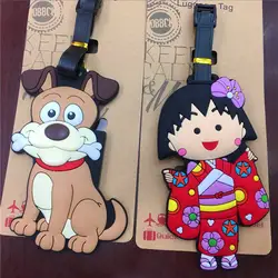 Японский мультфильм серии ~ Сакура sakura momoko щенок моделирование багаж проверить Багаж опознавательные ярлыки hangne