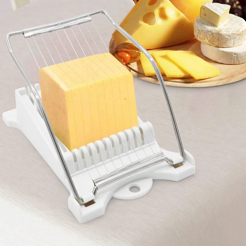 

Meat Meat Slicer Fruit Sushi Cutter In Box Meat Slice Gadget 10 Stainless Steel Cutting Wire for Eggs Soft Food Cheese