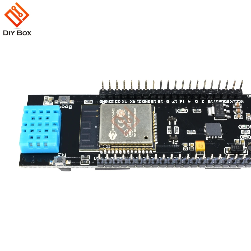 ESP32 CP2104 WI-FI Bluetooth DHT11 Температура Влажность влажности почвы Сенсор модуль обнаружения для Arduino 18650 Батарея щит