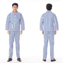 Мужской больницы одежда из хлопка с длинными рукавами нарядное платье Индивидуальные больницы костюмы пациента психиатрическую больницу туалетный