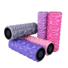 33/12 см пены йоги Пилата ролик для фитнеса EVA спортивные пустотелые душевая колонна массаж сетки плавающие точечный терапии блок для упражнений