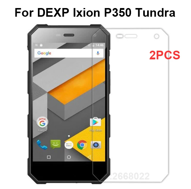 

2PCS DEXP Ixion P350 Tundra Glass Tempered Glass For DEXP Ixion P350 Tundra 9H 2.5D Premium Screen Protector Film Phone Cover