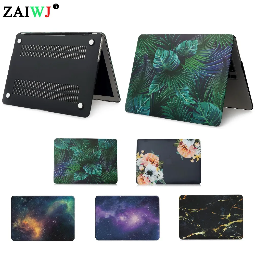 Новинка! чехол для ноутбука ZAIWJ с рисунком для MacBook Air retina Pro 11 12 13 15 для Mac book New Pro 13 15 дюймов с сенсорной панелью