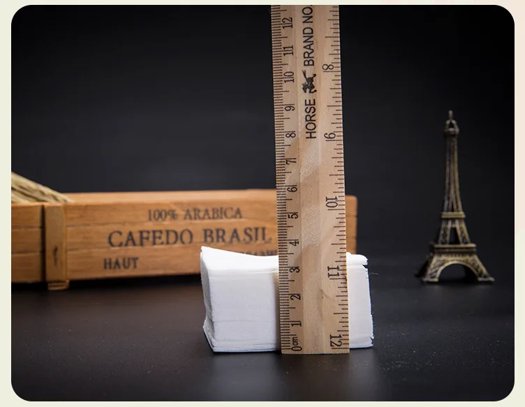 Description Picture 4 of itemNew 1200pcs 5*6cm Cotton Pad Square Cleansing Unloading Tattoos Good Water Absorption Pure Wipe Pads