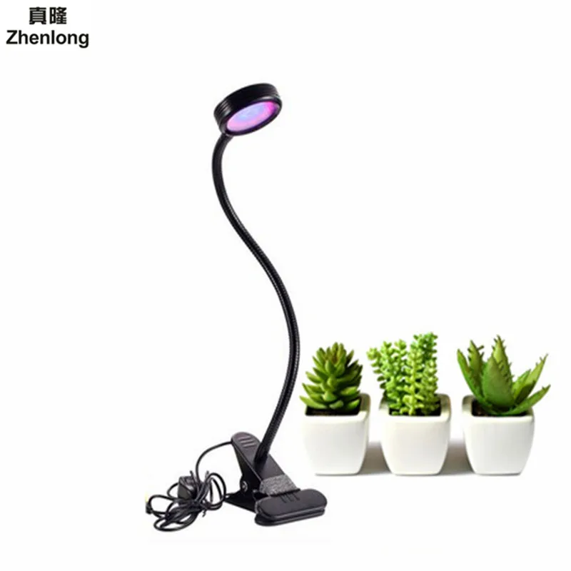 Светодиодные фонари роста растений заполняющий свет полный спектр завод лампы расти LED фонарик настольная лампа USB Завод диммер