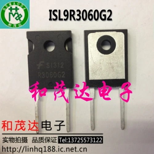 

Original New 5PCS/ ISL9R3060G2 R3060G2 TO-247-2 FSC 600V 30A