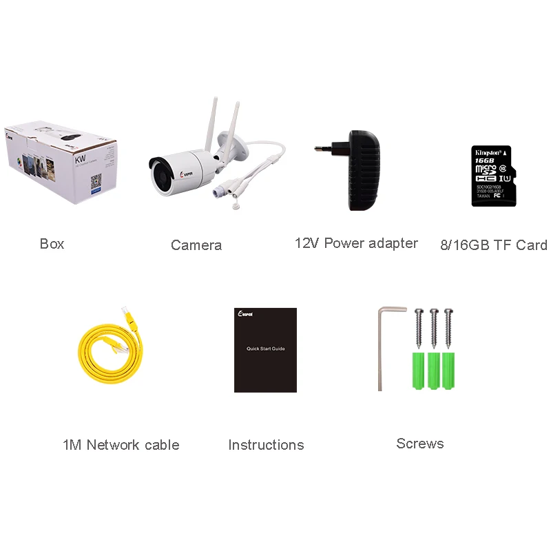 Keeper IP камера металл WIFI 1080P ONVIF Беспроводной Проводная P2P CCTV пуля наружная