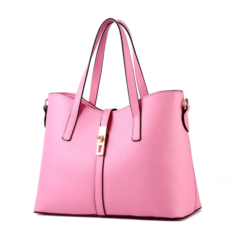 

Women Bag Vintage Casual Tote Top-Handle Women Messenger Bags Shoulder student Handbag Purse Wallet Leather 2018 New Korean
