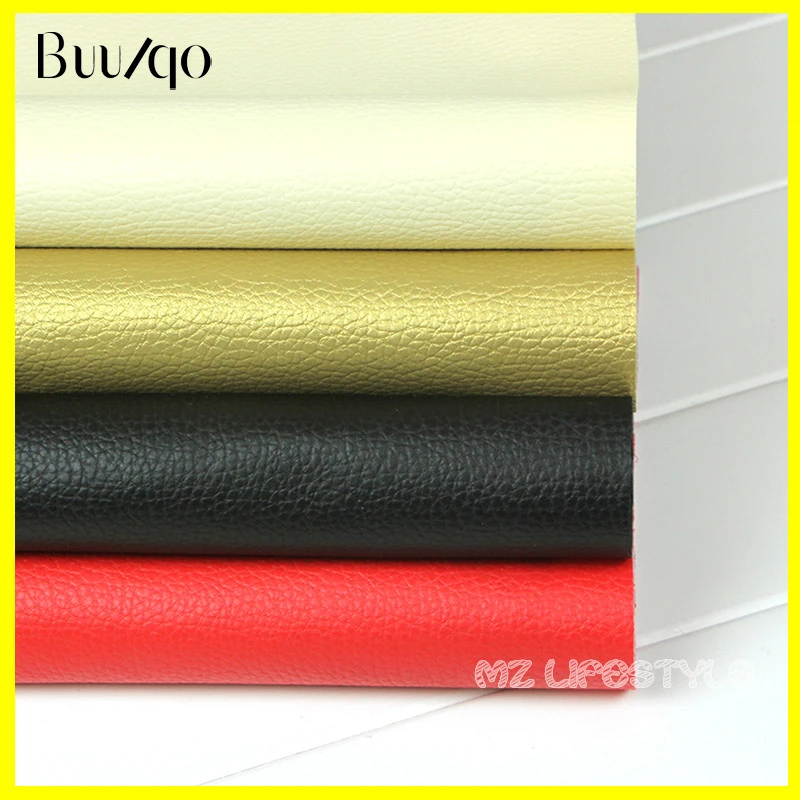 Buulqo lepo PU usnje za pol metra Faux usnjena tkanina za šivanje, PU umetno usnje za DIY vrečko material 50 * 140cm