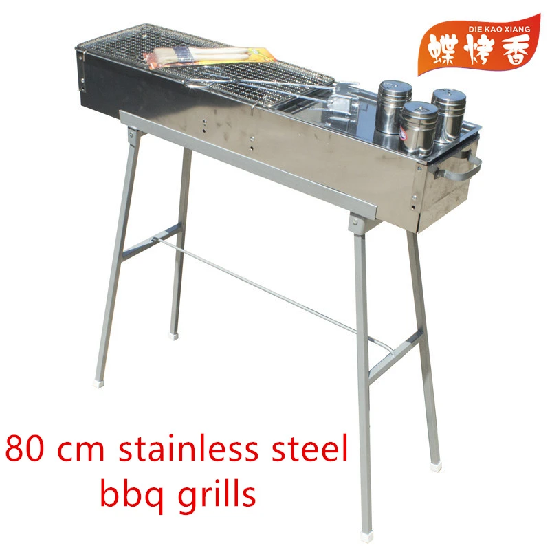 32 Stainless Steel Charcoal Grill Portable Bbq Grill Yakitori Kebab Satay Makes Juicy Shish Kebab Shas Barbecue Tools Stainless Steel Charcoal Grill Steel Charcoal Grillscharcoal Grill Aliexpress