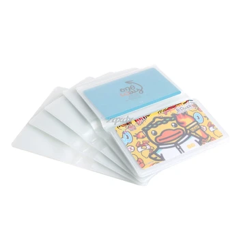 

5 x 6Page 24Card Plastic Wallet Insert For Bifold Business Credit Card Holds New Whosale&Dropship