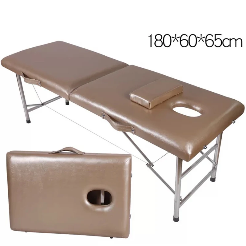 Professional carry on massage beauty bed, folding massage tattoo SPA bed, custom beauty salon, thickening treatment table - Цвет: 3