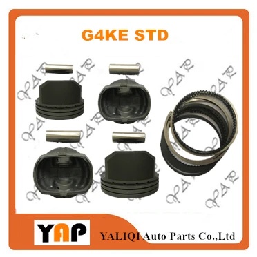 Поршень двигателя G4KE STD комплект поршневых колец для FITKIA Sportage HYUNDAI Sonata NF X35 2.4L 16V 23410