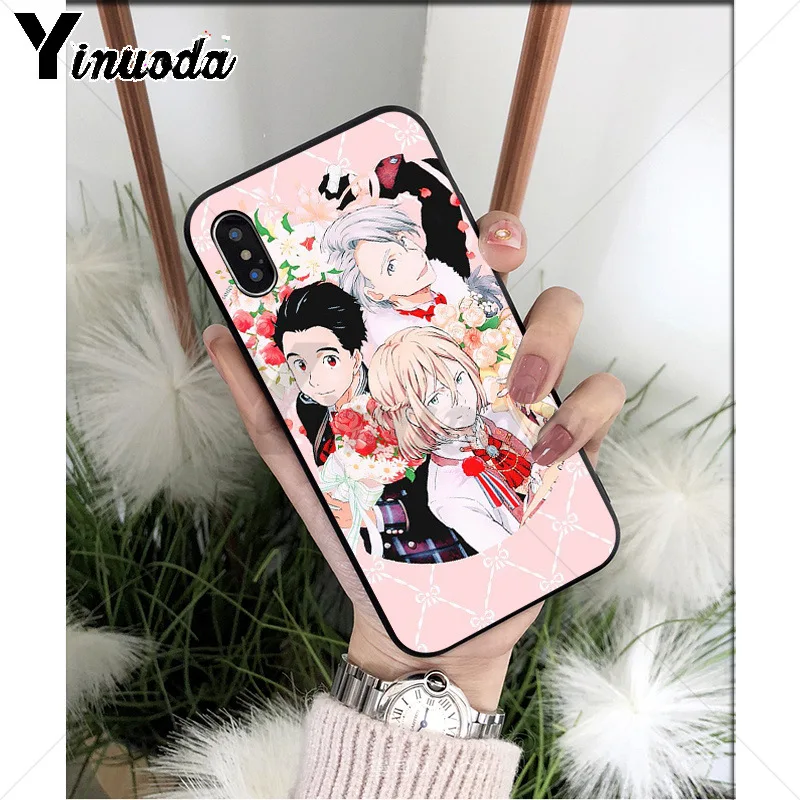 Yinuoda Anime Yuri on ice TPU Soft Phone Accessories Cell Phone Case for iPhone 8 7 6 6S Plus X XS MAX 5 5S SE XR Cellphones Yinuoda Anime Yuri on ice TPU Soft Phone Accessories Cell Phone Case for iPhone 8 7 6 6S Plus X XS MAX 5 5S SE XR Cellphones