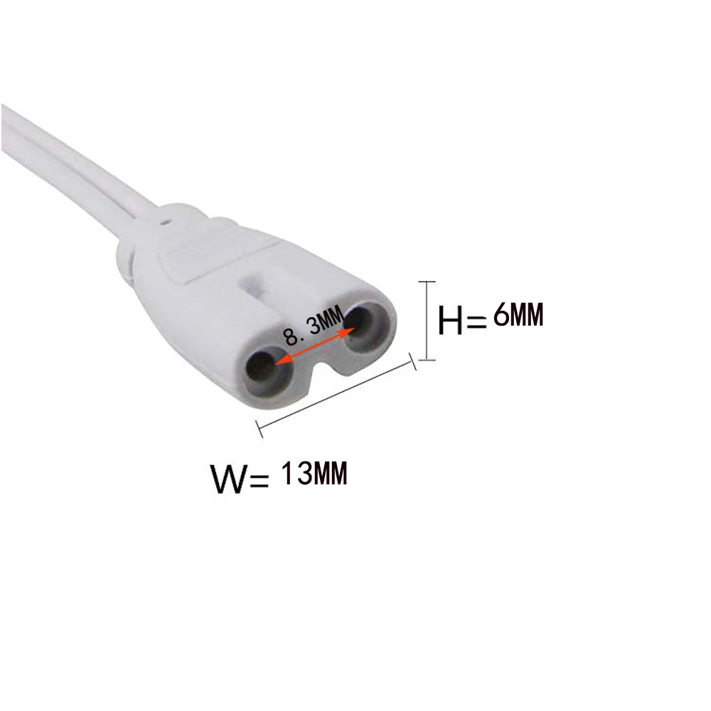 Интегрированная трубка кабель соединчющаяся между собой шнур светодиодный трубчатая лампа соединительные провода карманного электрического 2 контактный разъем трубки кабель потолочные светильники соединительная линия для T5