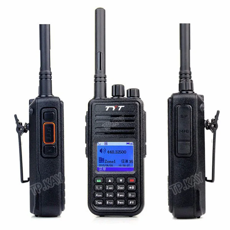 TYT MD380 DMR цифровая рация MD 380 TDMA UHF двухстороннее радио 5 Вт шифрование 1000 каналов + USB