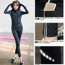 Saefty Светоотражающие колготки для ночного бега качественные ткани сексуальные 3D бедра Лифт эластичные быстросохнущие Йога Фитнес Бег походные брюки