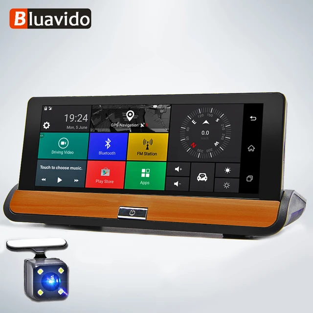 $US $114.26 Bluavido 7 Inch 4G ADAS Android Car Dashboard DVR GPS Navigation FHD 1080P Dual Lens Dash Camera G 