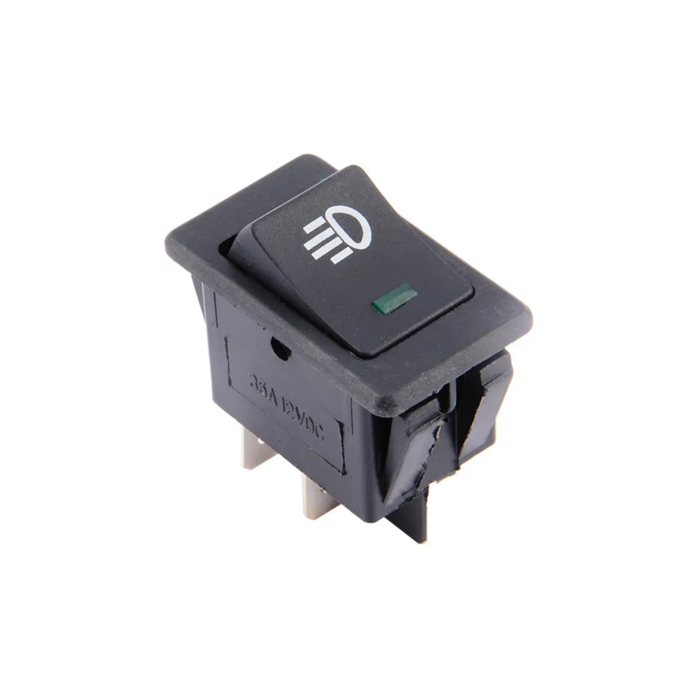 

12V 35A Car Auto Fog Light Rocker Toggle Switch 4Pins LED Dashboard