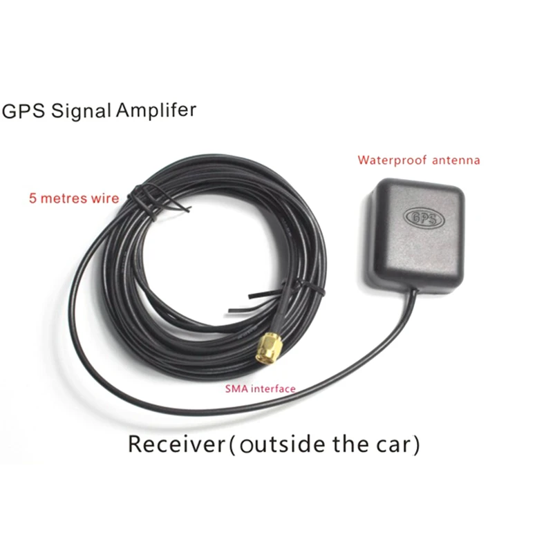 ANT-1573 gps навигационная антенна, усилитель, автомобильный ретранслятор сигнала, приемник, передатчик, Автомобильный gps усилитель сигнала