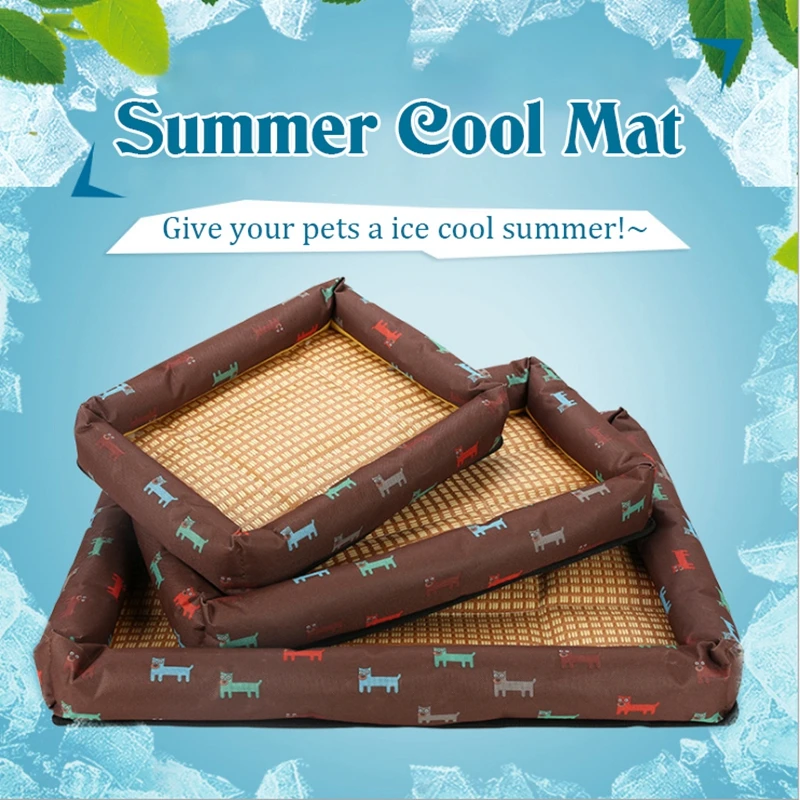 Hoopet Summer Pet Cooling Comfortable Sleeping Mat Dog Cushion Easy Hand Wash Cat Teddy Big Dogs Bed Mats | Дом и сад