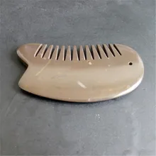 HIMABM 1 Pcs bian stone head massager comb health care Guasha comb traditional medicine stones skin