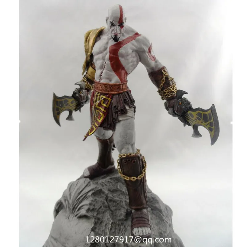 Статуя God of War III Kratos полноразмерный портрет GK смола фигурка Коллекционная модель игрушки Q366