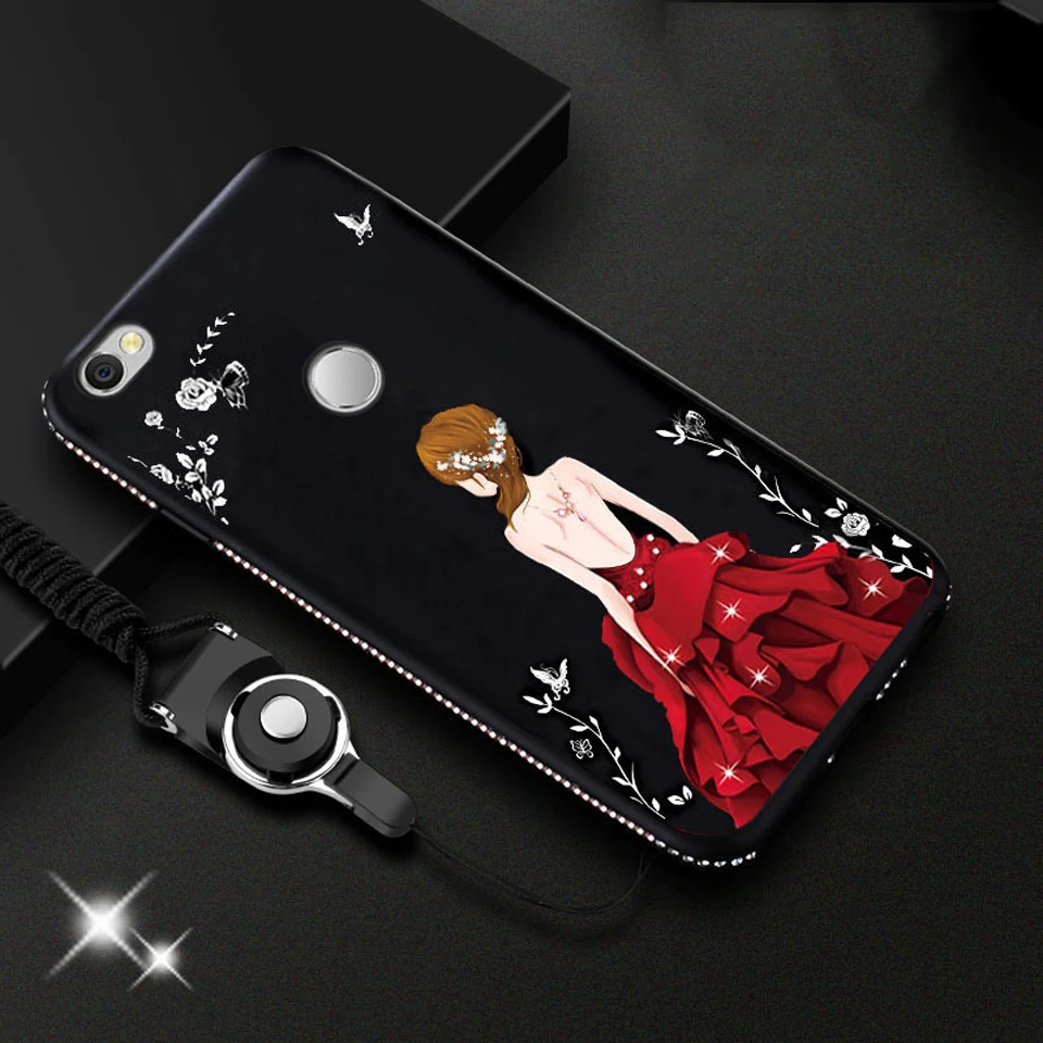 

Fashion Beautiful Diamond Full Glitter Case For XiaoMi RedMi Note 5A Case Luxury Wedding Dress Silicone Cover Note 4X 5 Pro 4 3
