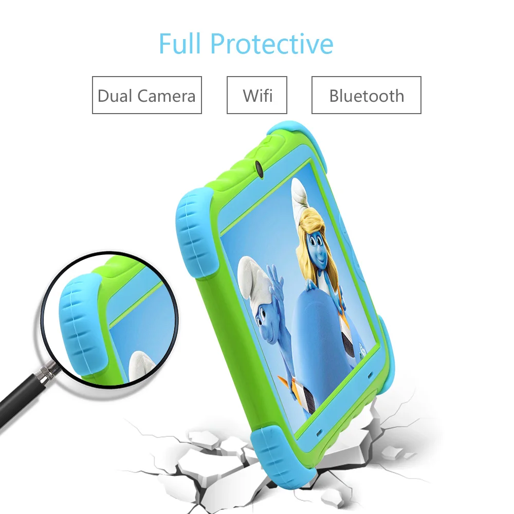 7 inch Android 7.1 Kids Tablet 16GB Babypad Edition PC with Wifi and Camera GMS Certified Supported Kids-Proof Case 7 inch Android 7.1 Kids Tablet 16GB Babypad Edition PC with Wifi and Camera GMS Certified Supported Kids-Proof Case