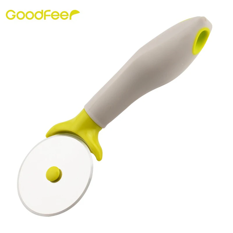 

Goodfeer Stainless Steel Pizza Cutter Rolling Wheels Handheld Pastry Cake Pizza Knife Stone Dough Roller Kitchen Gadgets Tools
