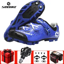 Sidebike MTB велосипедная обувь добавить педаль SPD набор Pro мужские кроссовки горный велосипед обувь самоблокирующаяся езда Спортивная велосипедная обувь