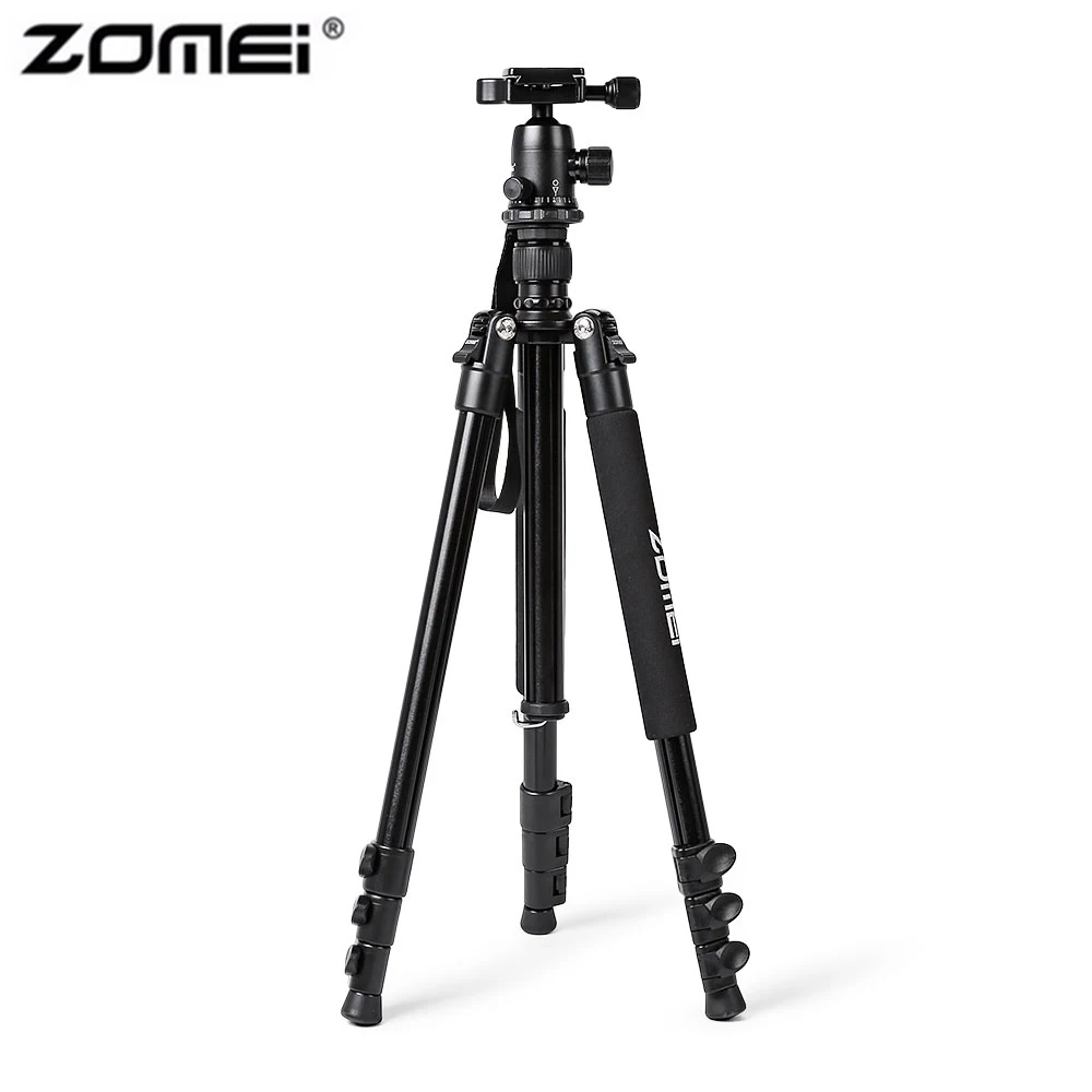 

Zomei Q555 Aluminum Alloy Portable Camera Tripod Laptop 360 Degree Horizontal Rotating Adjustable Foot For DSLR Camera Camcorder