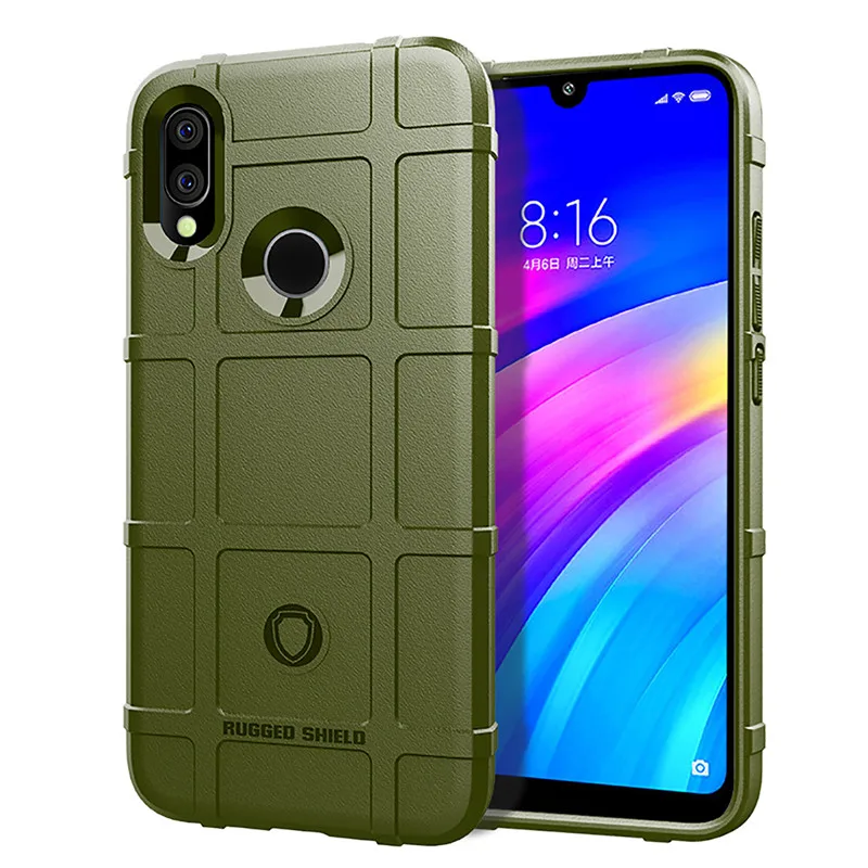 Прочный защитный силиконовый чехол для Xiaomi Redmi Note 7 6 5 Pro Plus 6A чехол|Чехлы-накладки|