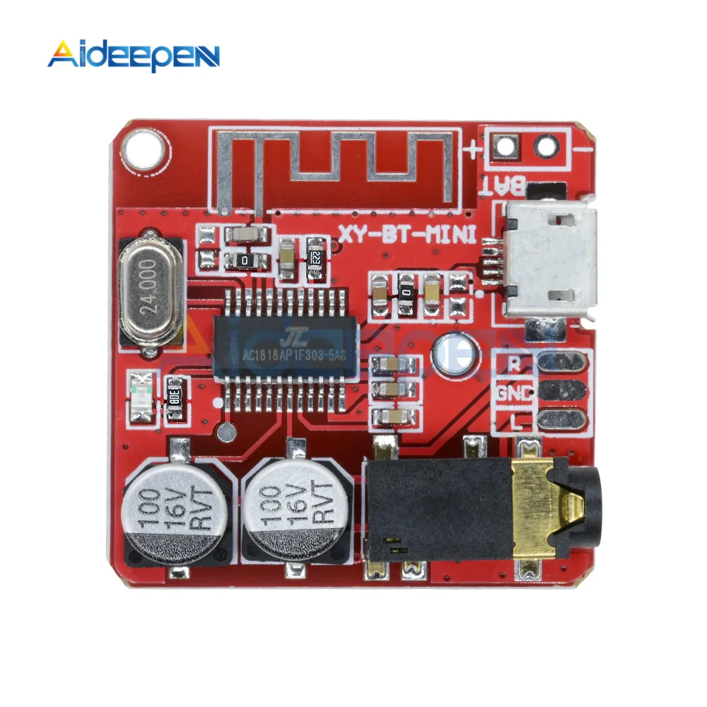 

3.7-5V Wireless Bluetooth MP3 Decoder Board BLE 4.1 Circuit Board Module Lossless Decoding Module Micro USB TF Card Interface