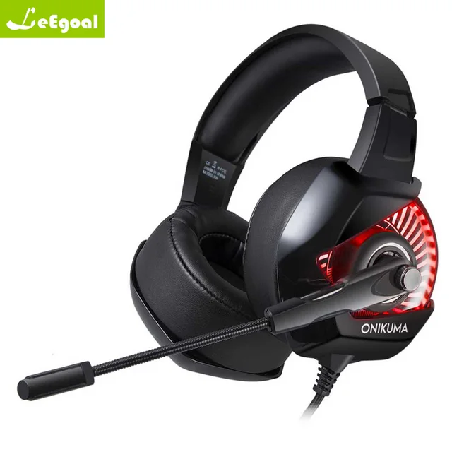 ONIKUMA K6 Gaming Headset casque Stereo Game Headphones Earphone with Mic RGB LED light for New Xbox One Computer PC PS4 Gamer ONIKUMA K6 Gaming Headset casque Stereo Game Headphones Earphone with Mic RGB LED light for New Xbox One Computer PC PS4 Gamer