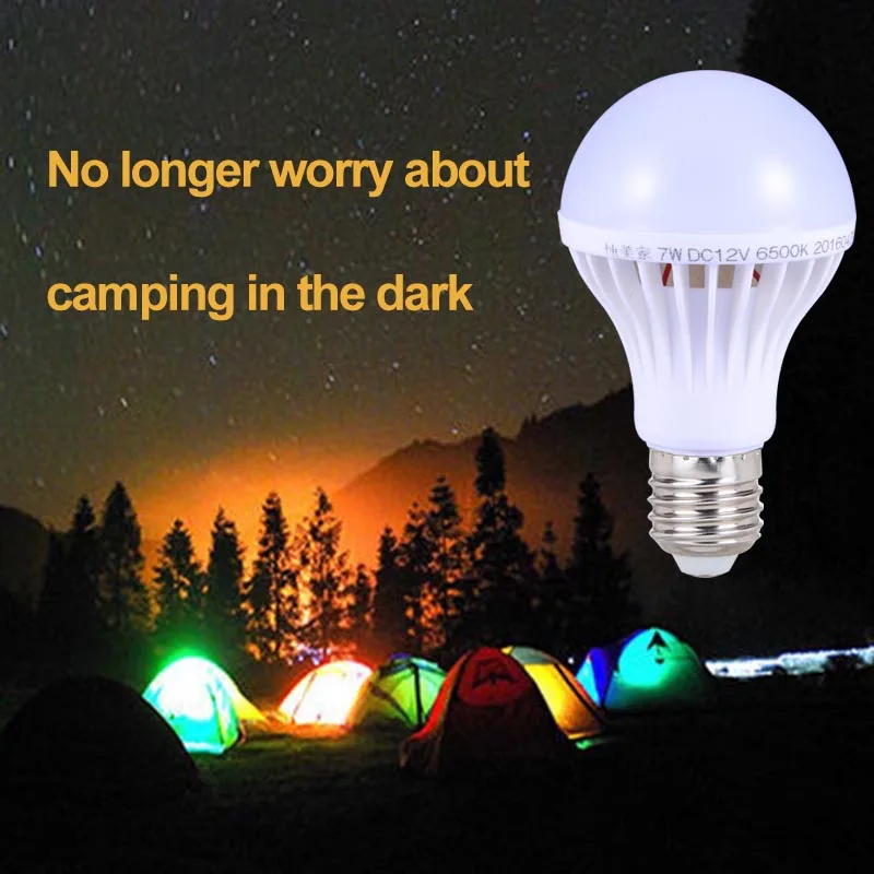 Светодиодный светильник E27 12 в пост. Тока 5 Вт 7 9 Вт|lampada led|lampada led 12wled e27 light bulbs |
