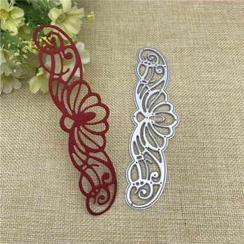 

Lace flower Border Metal Cutting Dies Decorative Scrapbooking Steel Craft Die Cut Embossing Paper Cards Stencils