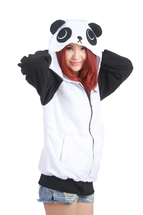 panda hoodie with ears for guys