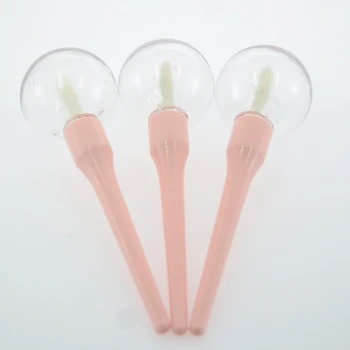 

50pcs Lip Gloss Tube Clear Lollipop Shape DIY Creative Empty Lip Balm Cosmetic Gloss Refillable Bottles Empty Lipgloss Bottle